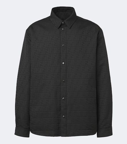 Sobrecamisa de jacquard FF Zucca - Fendi - Modalova