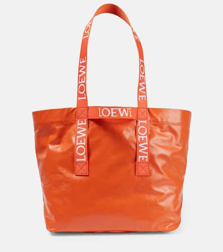 Loewe Logo leather shopper - Loewe - Modalova