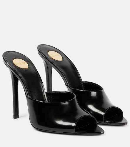 Saint Laurent Mules Goldie de piel - Saint Laurent - Modalova