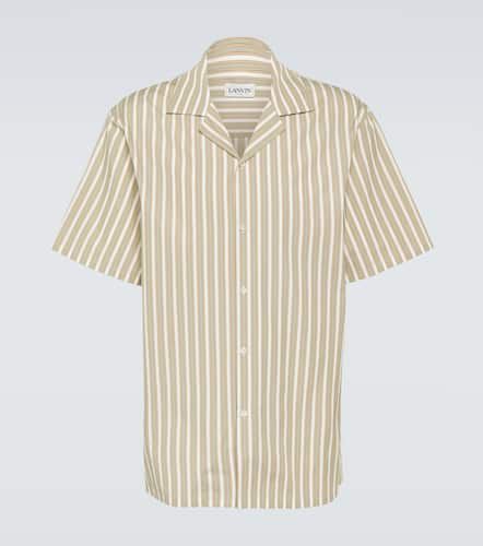 Camicia bowling in cotone a righe - Lanvin - Modalova