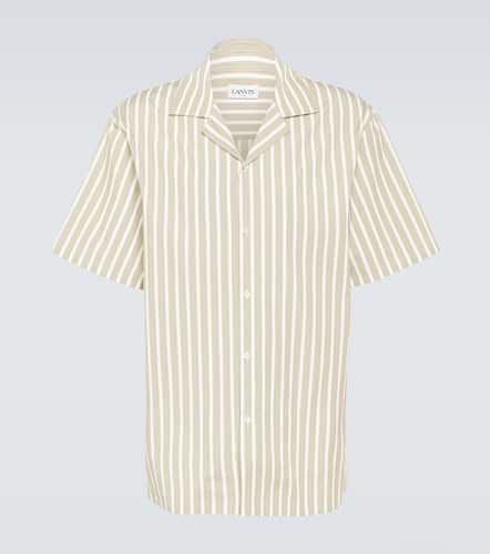 Camicia bowling in cotone a righe - Lanvin - Modalova