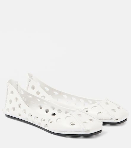 Alaia Perfo leather ballet flats - Alaia - Modalova