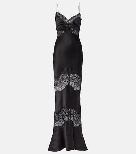 Larisa lace-trimmed silk gown - Rebecca Vallance - Modalova