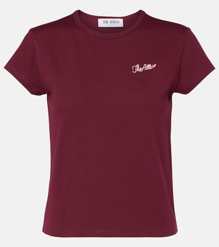T-shirt raccourci en coton à logo - The Attico - Modalova