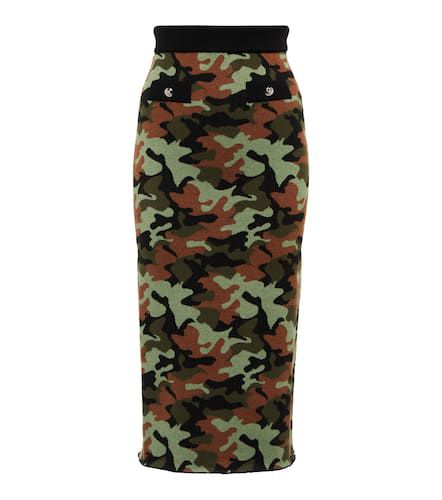 Camouflage midi skirt - Alessandra Rich - Modalova