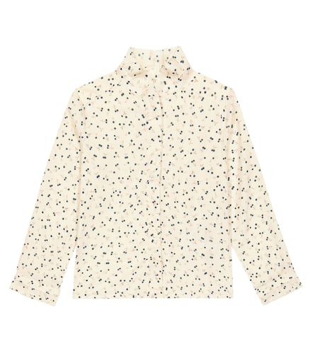 Blusa de algodón estampada con volantes - Bonpoint - Modalova