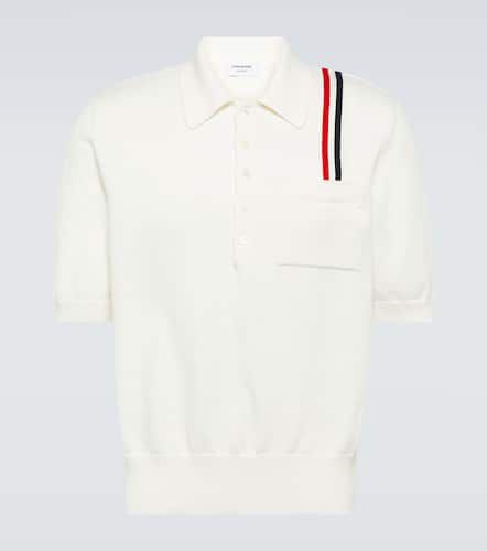 RWB Stripe cotton polo shirt - Thom Browne - Modalova