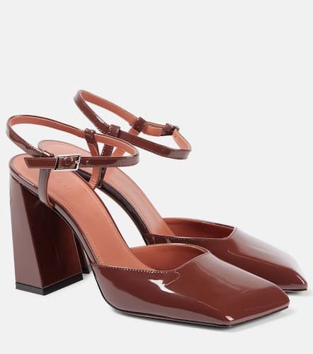 Pumps Charlotte 95 aus Lackleder - Amina Muaddi - Modalova