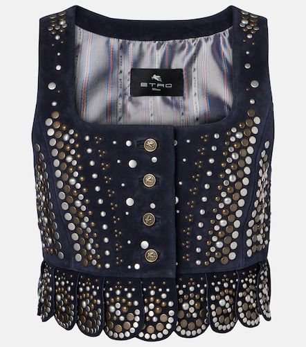 Etro Studded suede vest - Etro - Modalova