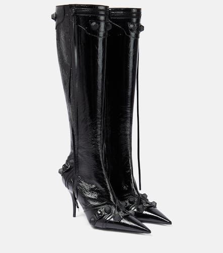 Cagole leather knee-high boots - Balenciaga - Modalova