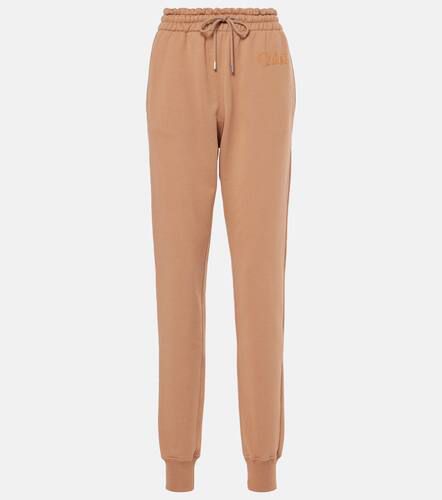 Chloé Pantaloni sportivi in cotone - Chloe - Modalova