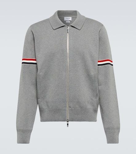 Pullover in misto cotone con zip - Thom Browne - Modalova