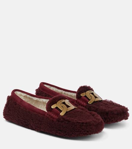 Tod's Embellished shearling loafers - Tod's - Modalova