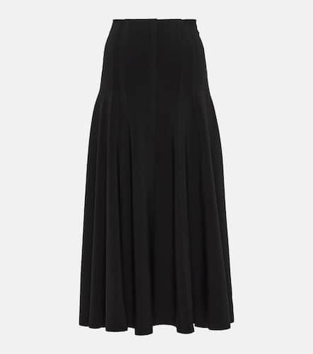 Grace high-rise jersey midi skirt - Norma Kamali - Modalova