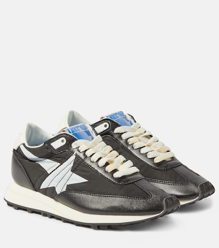 Marathon leather-trimmed sneakers - Golden Goose - Modalova