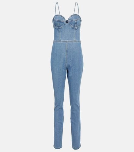 Mono en denim con bustier - Magda Butrym - Modalova