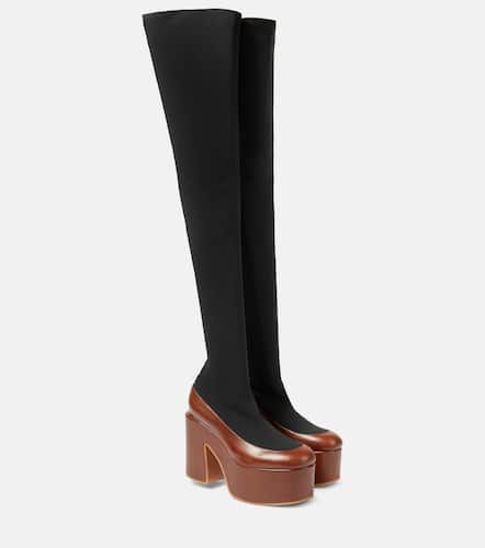 Dries Van Noten Stiefel mit Leder - Dries Van Noten - Modalova