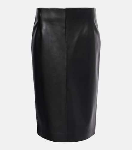 Lady leather midi skirt - Nour Hammour - Modalova