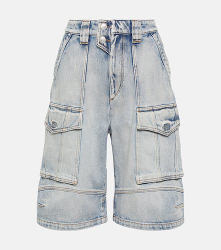 Hortens denim cargo shorts - Marant Etoile - Modalova