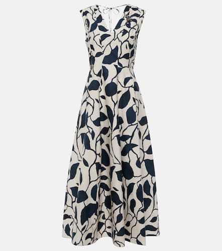 Printed cotton poplin midi dress - 'S Max Mara - Modalova