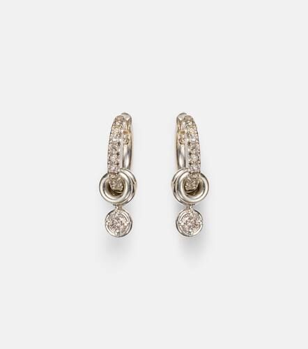 Zahra sterling earrings with diamonds - Spinelli Kilcollin - Modalova