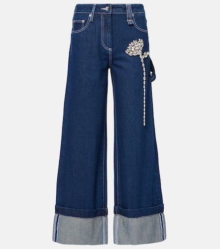 Jeans regular con cristalli - Simone Rocha - Modalova