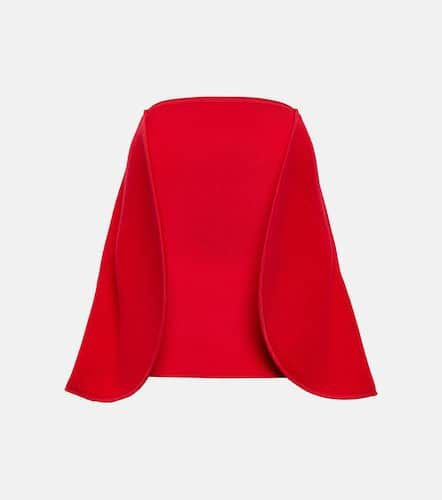 Paneled jersey miniskirt - Victoria Beckham - Modalova