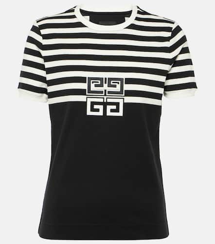 Camiseta 4G en jersey de algodón a rayas - Givenchy - Modalova