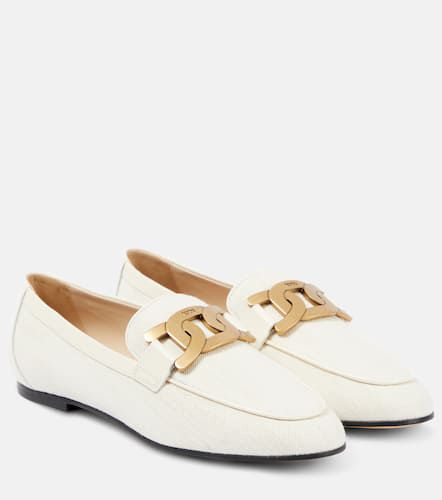 Tod's Leather-trimmed loafers - Tod's - Modalova