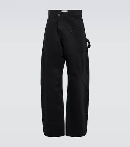 Pantalones barrel Twisted de algodón - JW Anderson - Modalova