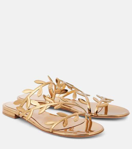 Sandalen Flavia aus Metallic-Leder - Gianvito Rossi - Modalova