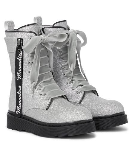 Monnalisa Botas con glitter - Monnalisa - Modalova