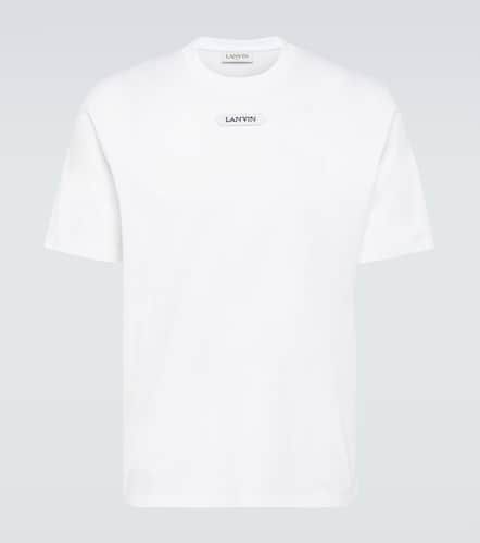 Camiseta de jersey de algodón con logo - Lanvin - Modalova