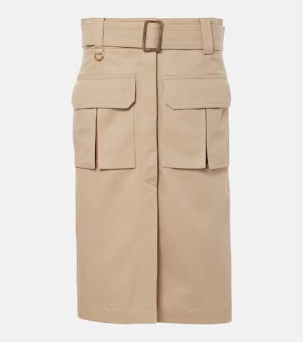 ChloÃ© Saharienne cotton gabardine cargo skirt - Chloe - Modalova