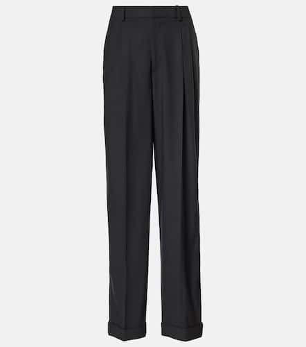 High-rise wool-blend straight pants - Polo Ralph Lauren - Modalova