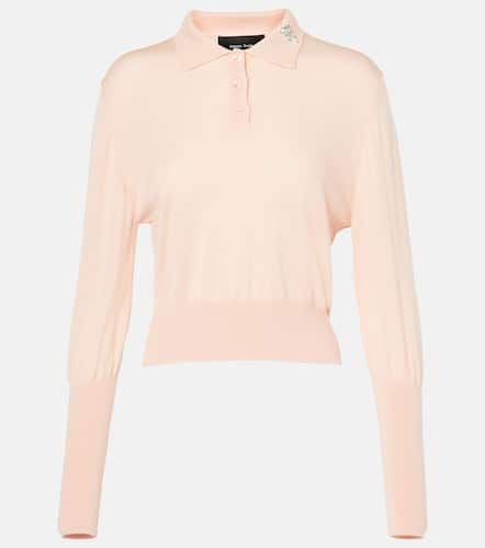 Wool and silk polo sweater - Simone Rocha - Modalova