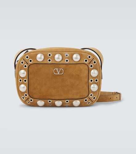 Borsa a tracolla Nellcôte in suede - Valentino Garavani - Modalova