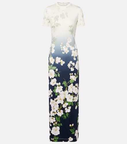Robe longue à fleurs - Oscar de la Renta - Modalova