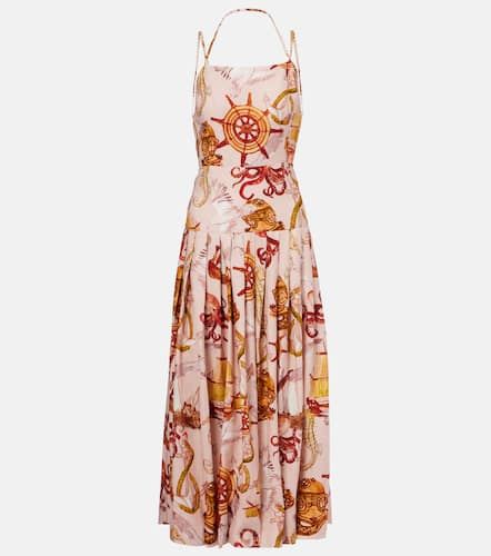 Robe midi Nautical Wonder en lin mélangé - Farm Rio - Modalova