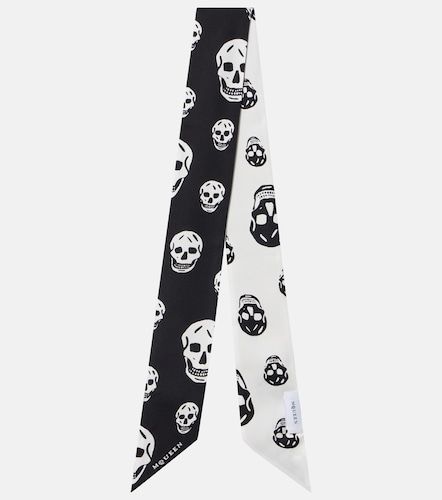 McQueen Skull silk scarf - McQueen - Modalova