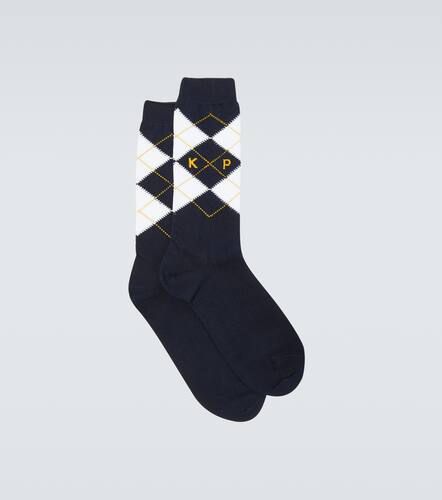 Logo jacquard cotton-blend socks - Kenzo - Modalova