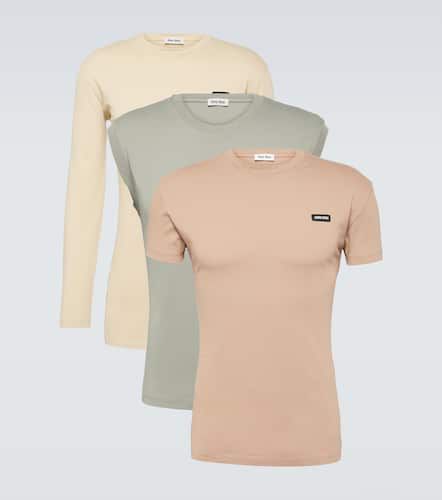 Set of 3 cotton jersey T-shirts - Miu Miu - Modalova
