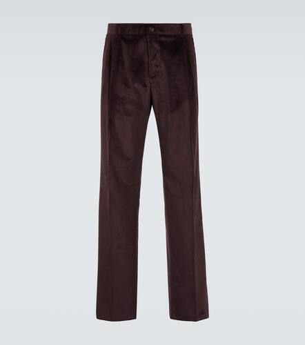 Cotton corduroy straight pants - Canali - Modalova