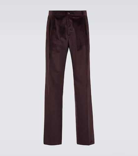 Cotton corduroy straight pants - Canali - Modalova