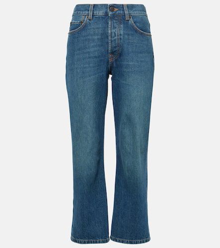 Jeans rectos Lesley cropped de tiro medio - The Row - Modalova