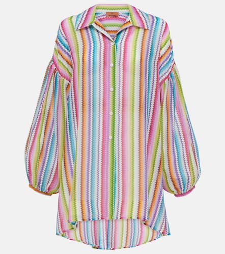 Camisa de algodón y seda en zigzag - Missoni - Modalova