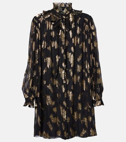 Chloe Ruffled silk-blend minidress - Chloe - Modalova