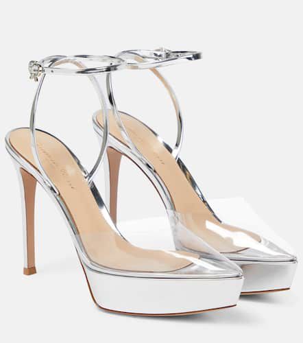 Dashiel 115 leather platform pumps - Gianvito Rossi - Modalova