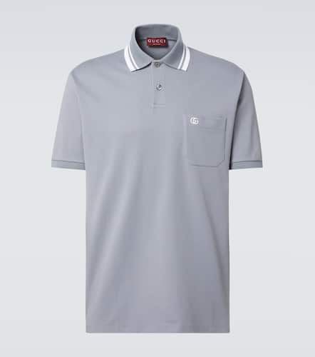 Gucci Polo GG Web in misto cotone - Gucci - Modalova