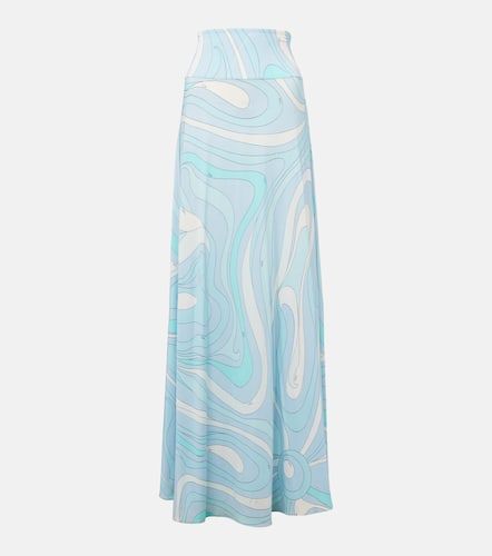 Marmo high-rise satin jersey maxi skirt - Pucci - Modalova